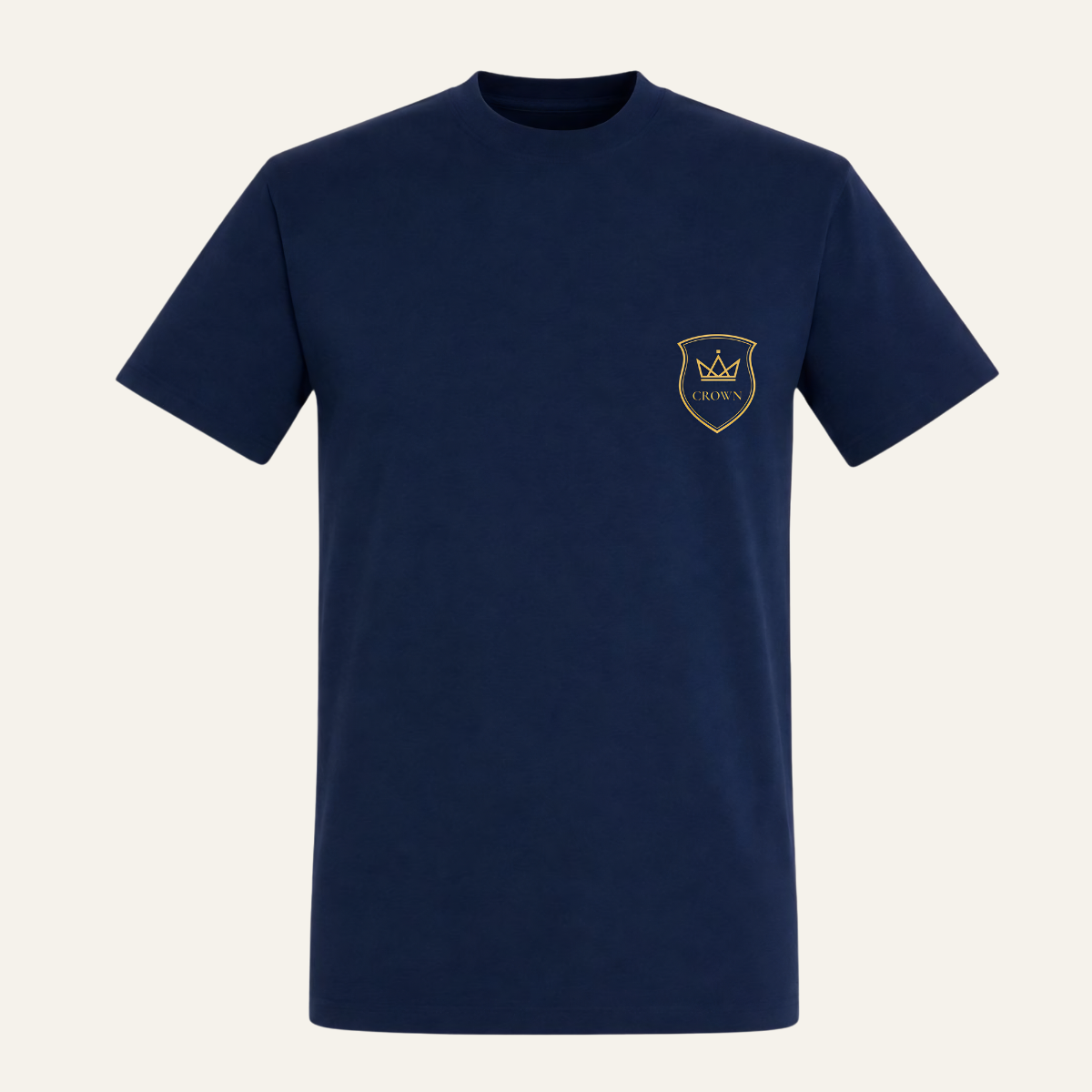 Gekrönt in Ihm | Premium Classic Tee — Crown - french navy