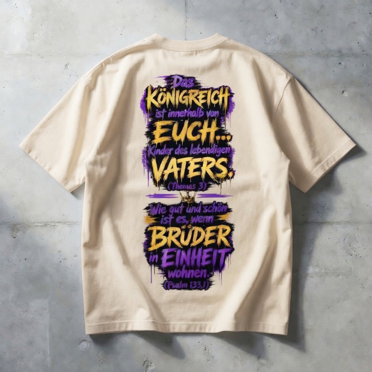 Oversized Shirt "United Crown- Jung Christian" Kollektion