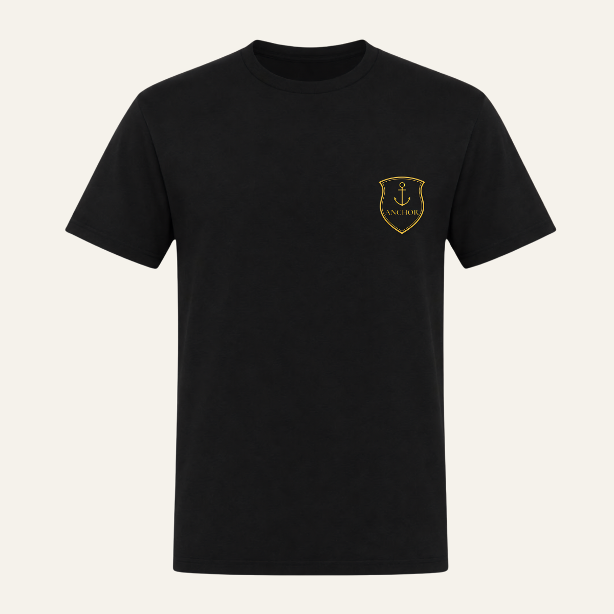 Anker der Seele | Premium Classic Tee — Anchor - schwarz
