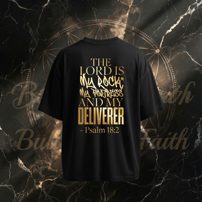 The Lord Is My Rock | Oversized Tee