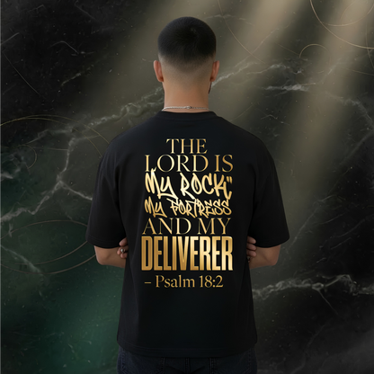 The Lord Is My Rock | Oversized Tee