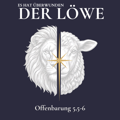 Löwe & Lamm Motiv freigestellt – Symbol für Offenbarung 5,6, CROWN Linie Bulletproof Faith