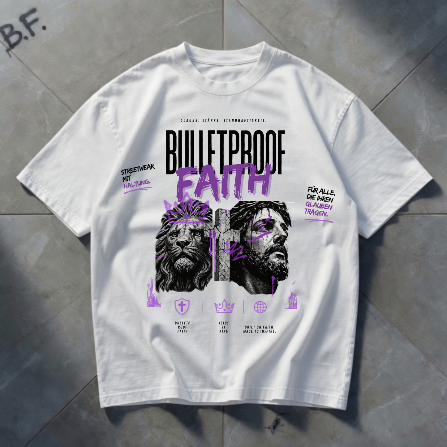 Oversized Shirt "Faith" | Young Christian