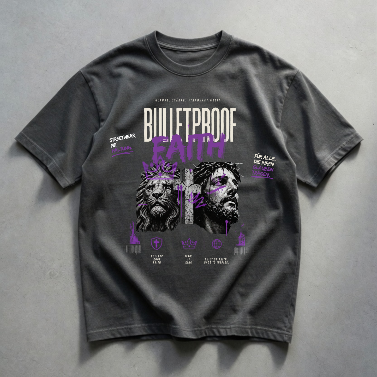 Oversized Shirt "Faith" | Young Christian