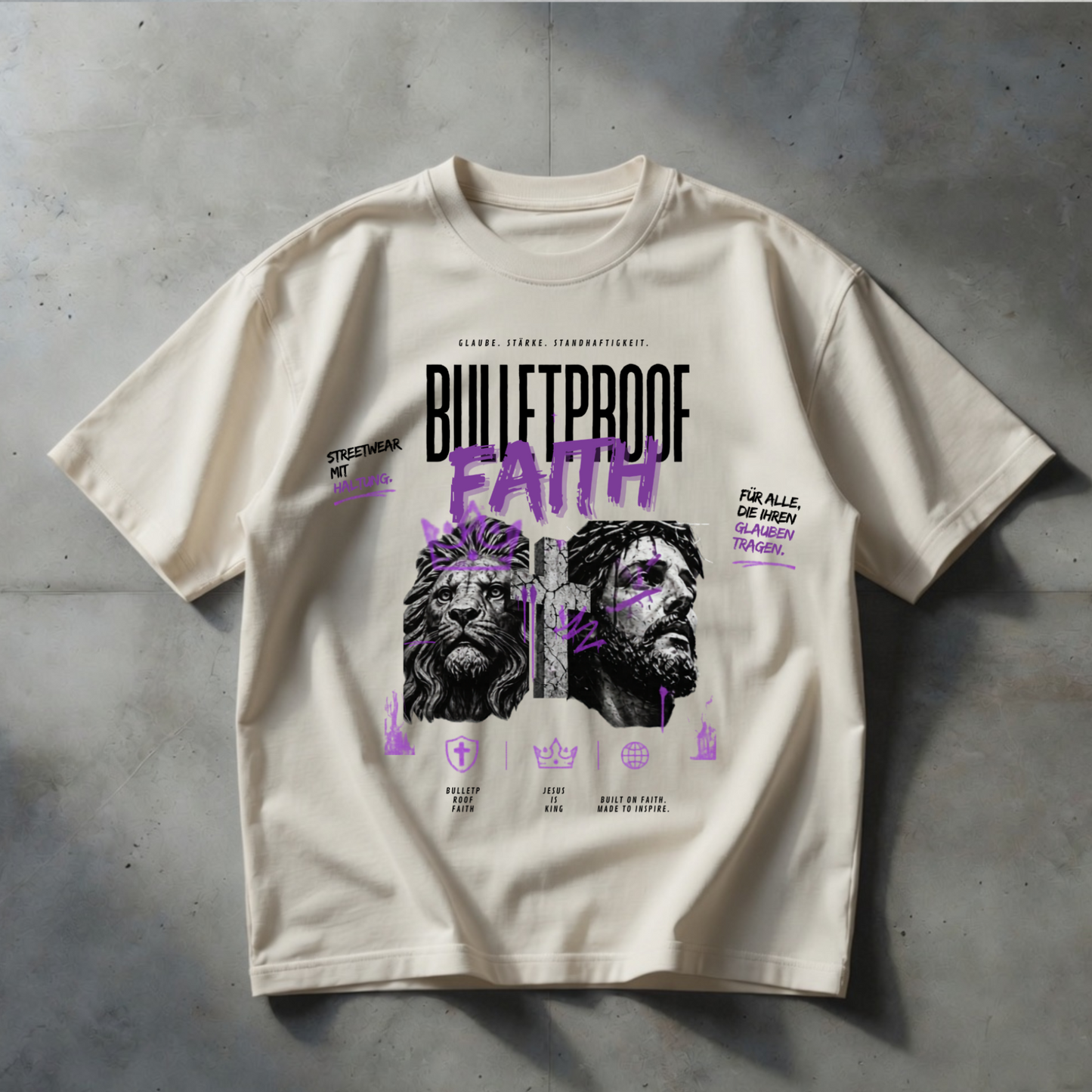 Oversized Shirt "Faith" | Young Christian
