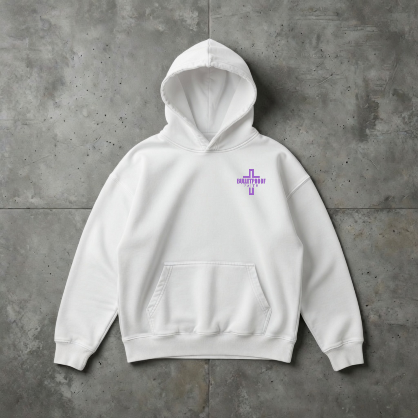 Besiege das Böse mit dem Guten | Oversized Heavy Hoodie – WAR PEACE AND LOVE Kollektion