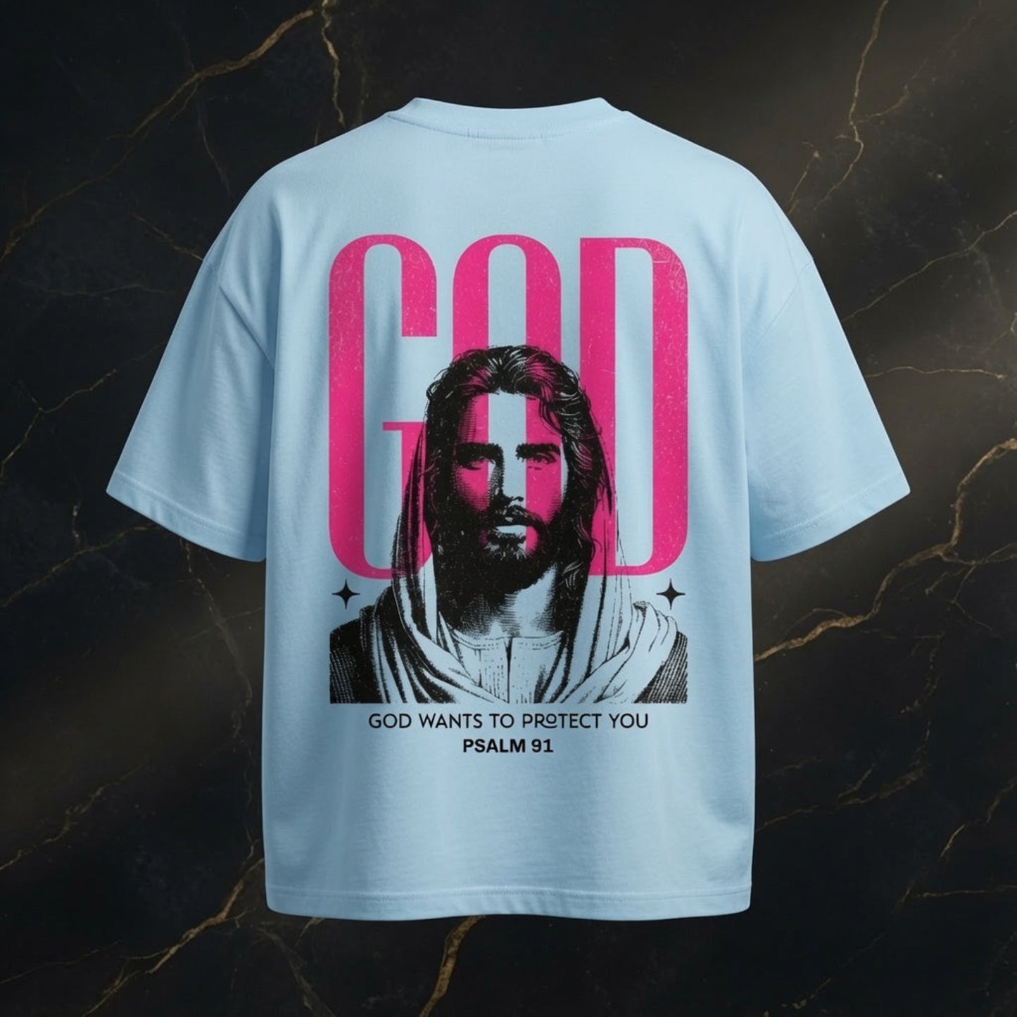 Übergroßes Hemd – MY GOD| Young Christian Kollektion
