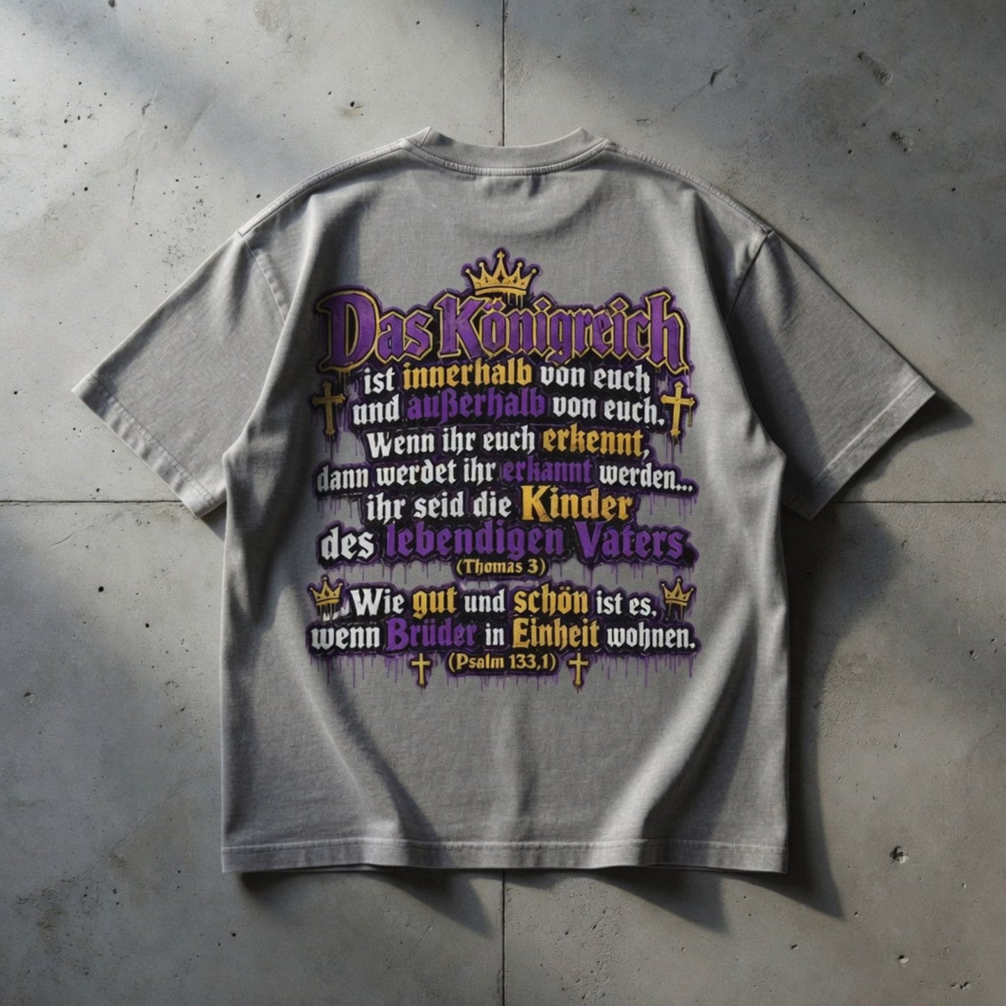 Oversized Shirt "United Crown 2- Young Christian"- Kollektion