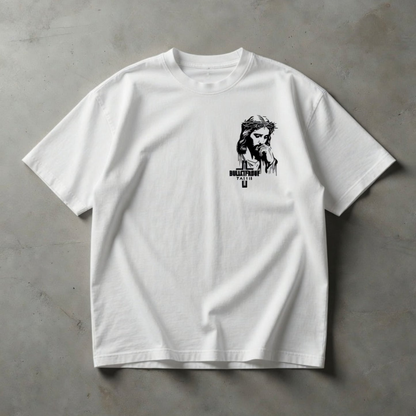 Übergroßes Shirt Streetwear mit Haltung „Psalm 62 Unmoved“ | Jung Christian Kollektion