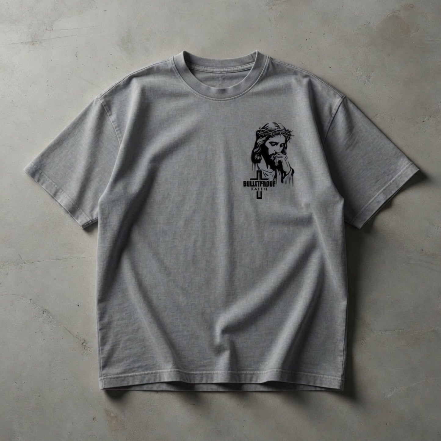 Übergroßes Shirt Streetwear mit Haltung „Psalm 62 Unmoved“ | Jung Christian Kollektion
