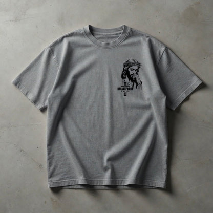 Übergroßes Shirt Streetwear mit Haltung „Psalm 62 Unmoved“ | Jung Christian Kollektion