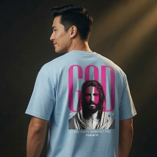 Übergroßes Hemd – MY GOD| Young Christian Kollektion