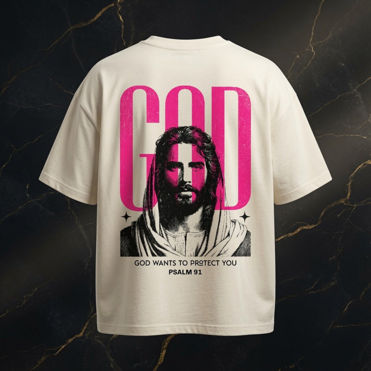 Übergroßes Hemd – MY GOD| Young Christian Kollektion