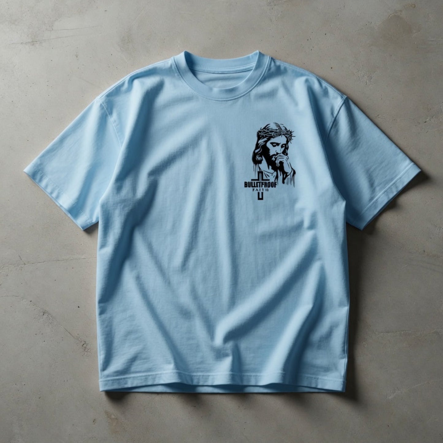Übergroßes Shirt Streetwear mit Haltung „Psalm 62 Unmoved“ | Jung Christian Kollektion