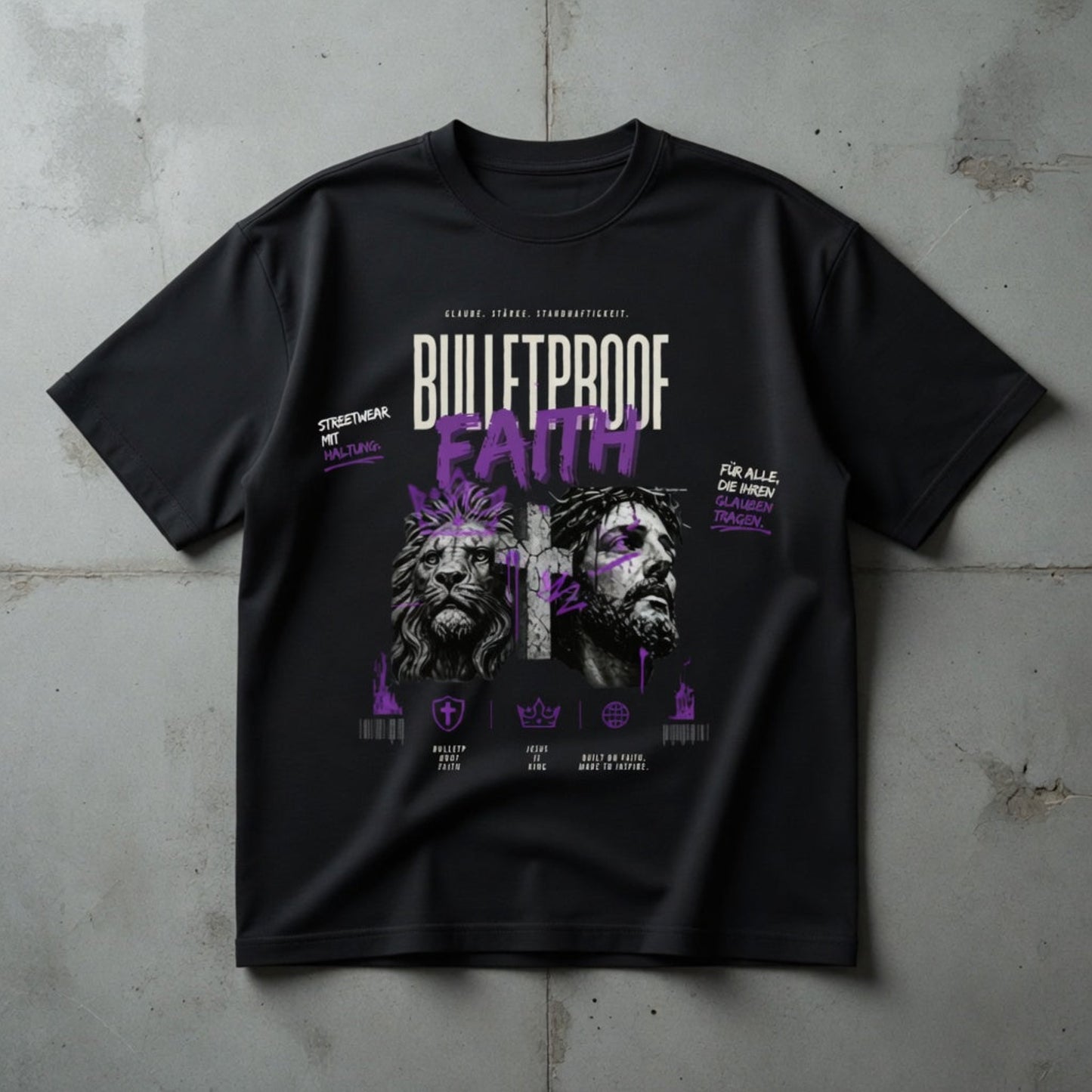Oversized Shirt "Faith" | Young Christian