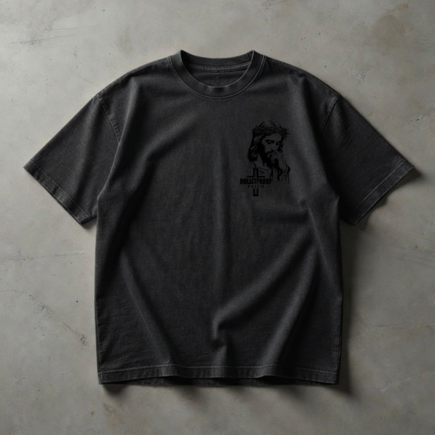 Übergroßes Shirt Streetwear mit Haltung „Psalm 62 Unmoved“ | Jung Christian Kollektion
