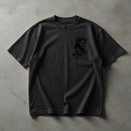Übergroßes Shirt Streetwear mit Haltung „Psalm 62 Unmoved“ | Jung Christian Kollektion