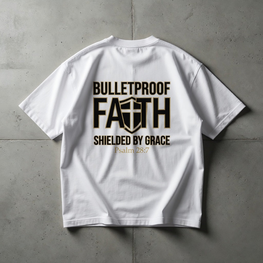 SHIELDED BY GRACE | Oversized T-Shirt – Jung Christian Kollektion