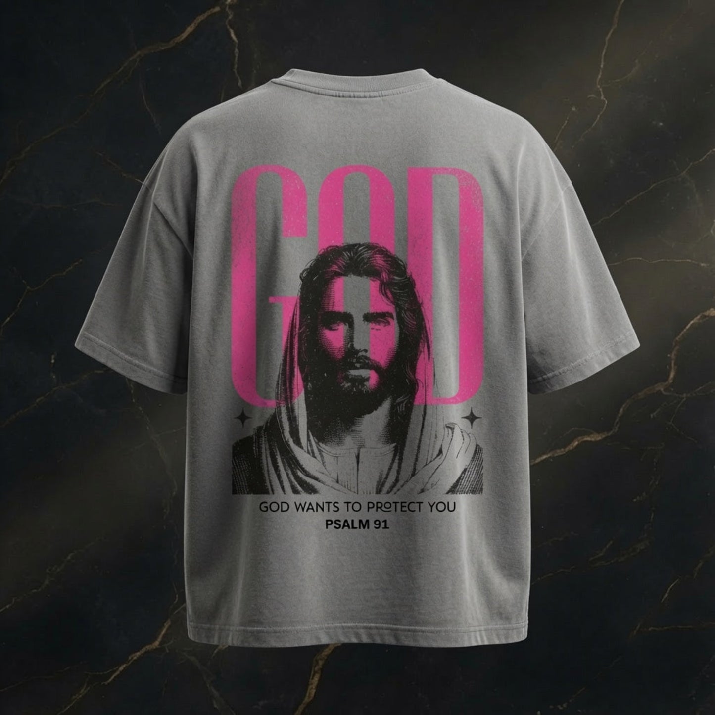 Übergroßes Hemd – MY GOD| Young Christian Kollektion