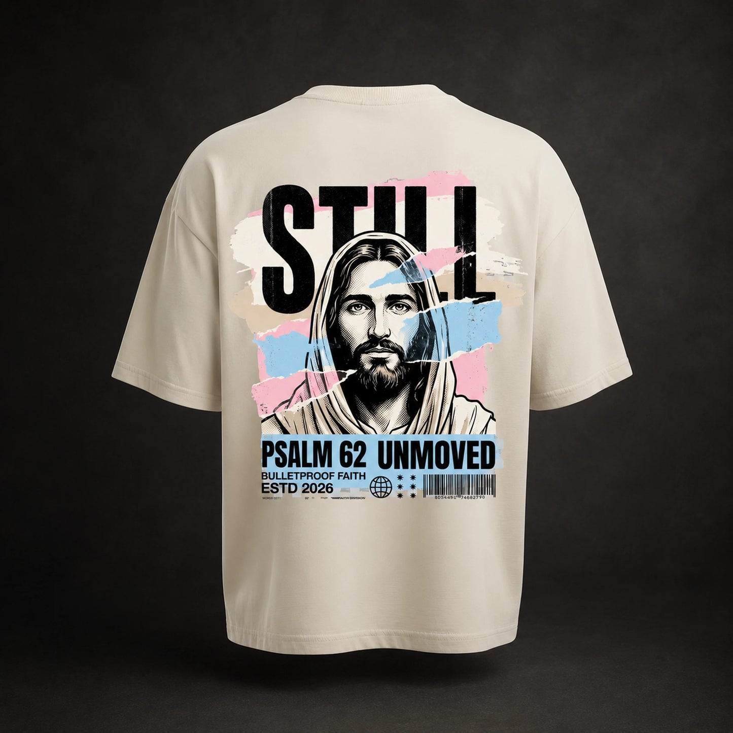 Psalm 62 Unmoved | Premium Oversized Tee
