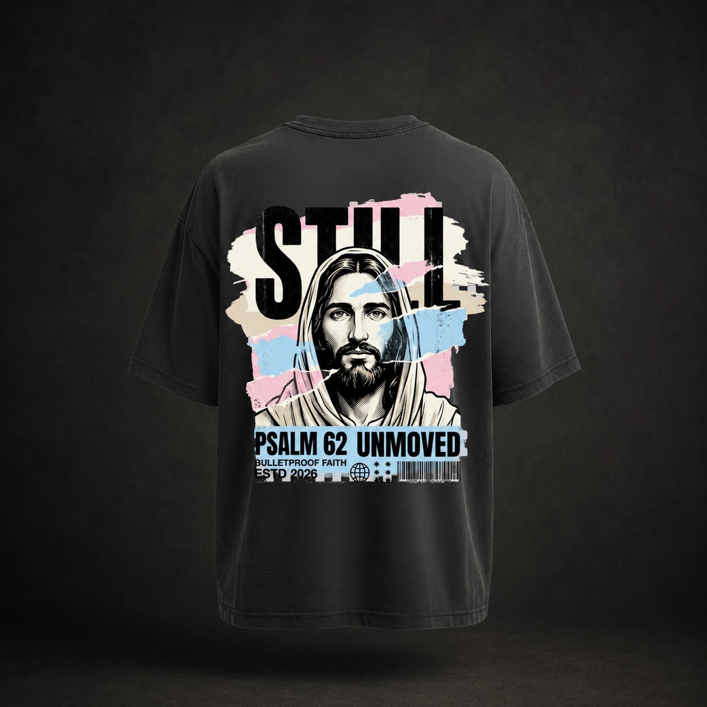 Psalm 62 Unmoved | Premium Oversized Tee
