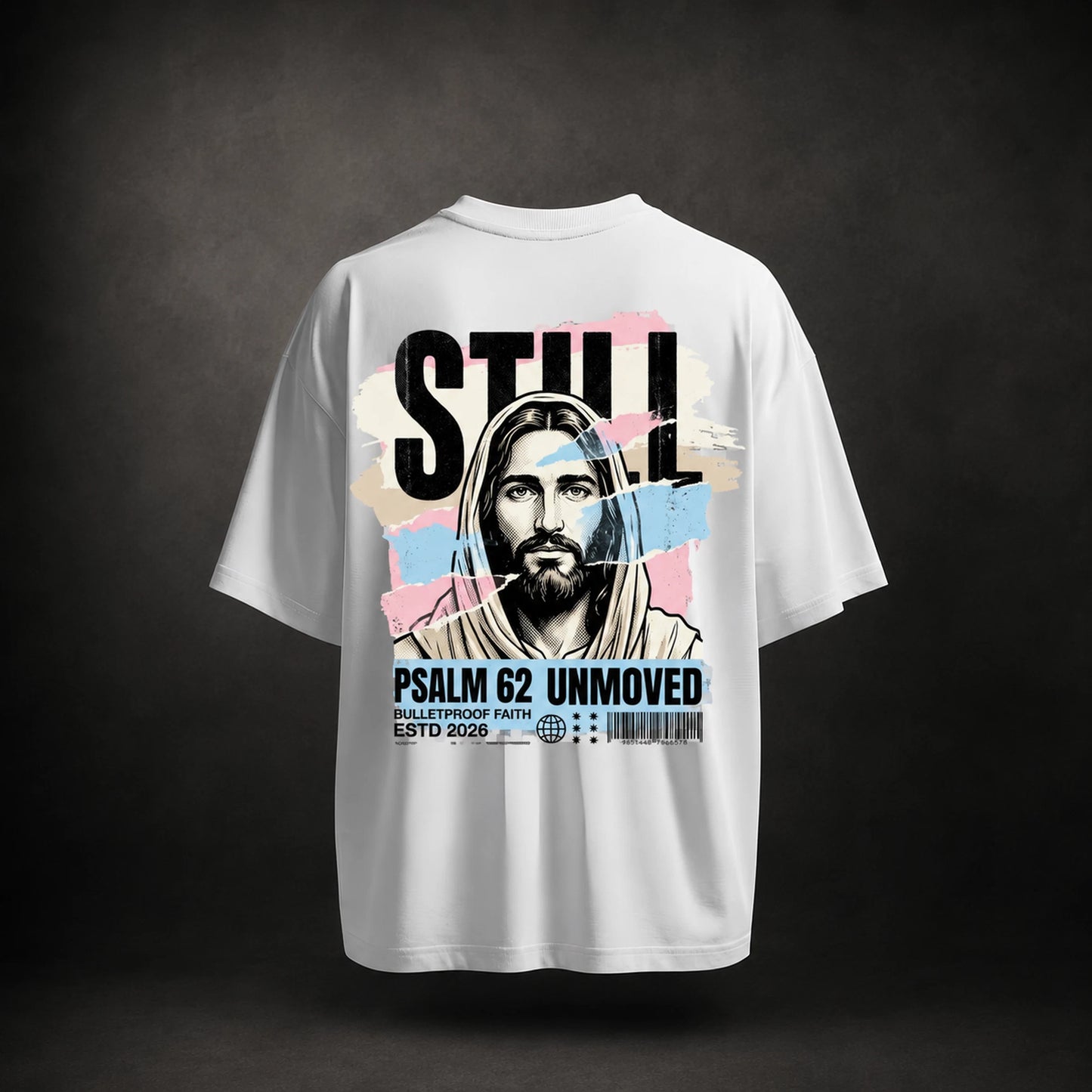 Psalm 62 Unmoved | Premium Oversized Tee